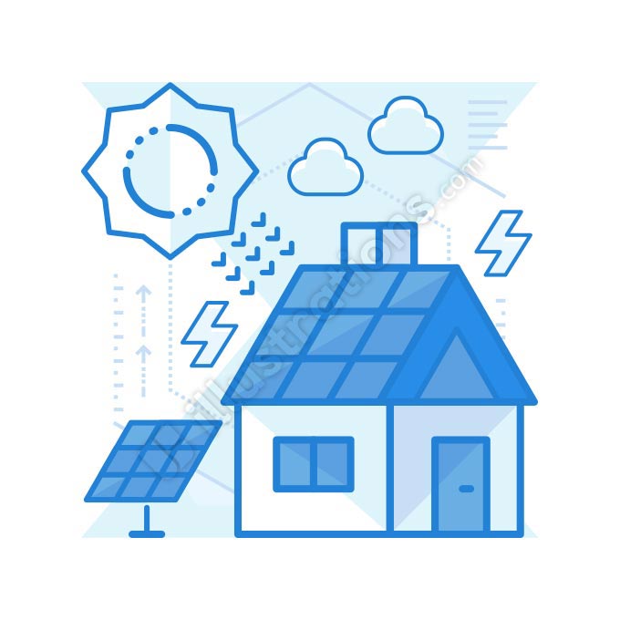 sustainable energy illustration