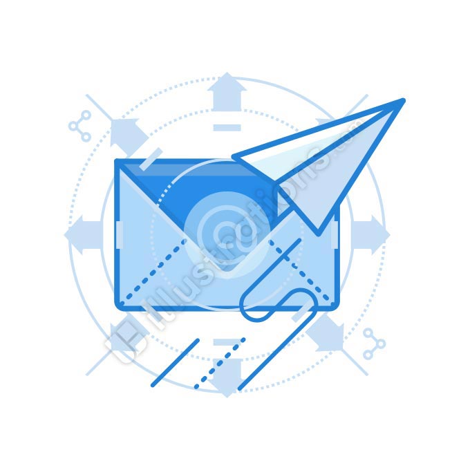 email marketing illustration