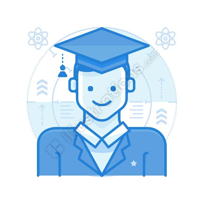 graduation illustration