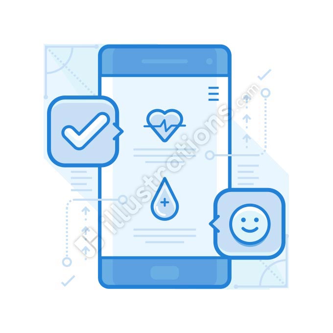 health app illustration