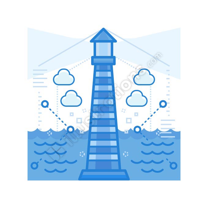 lighthouse illustration