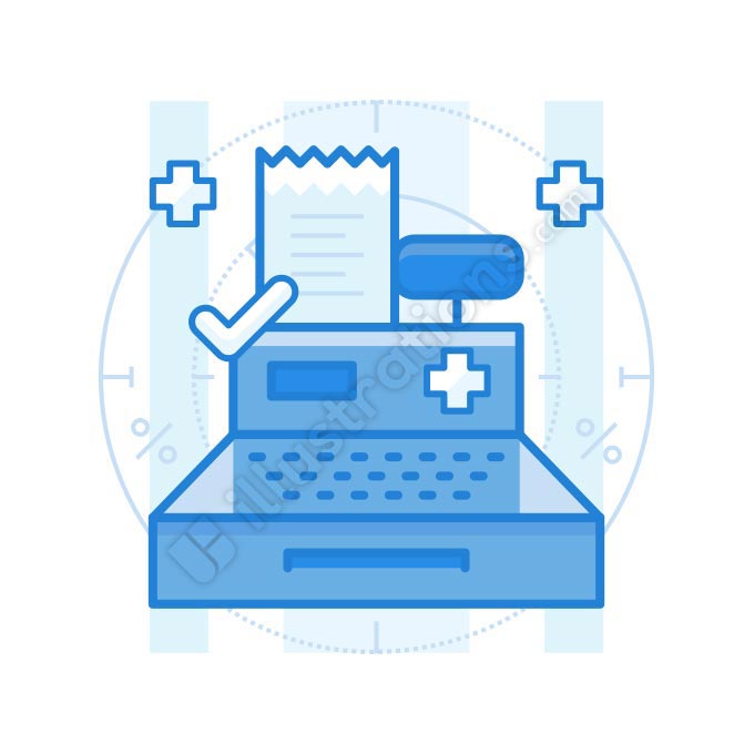 medical bill illustration