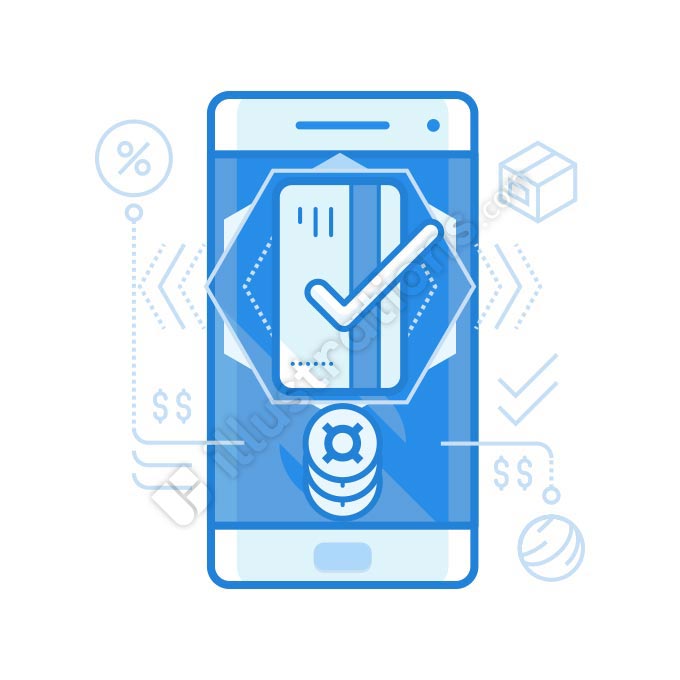 mobile payment illustration
