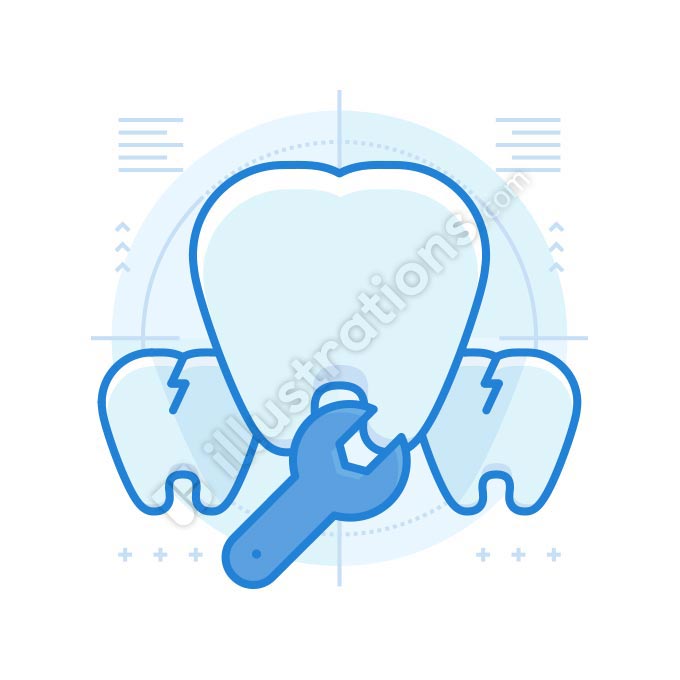 teeth problem illustration