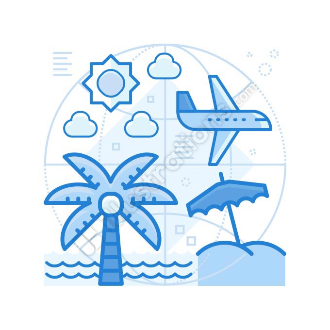 vacations illustration